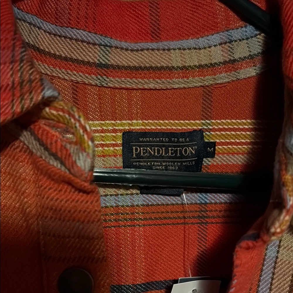 Pendleton Multicolor Plaid Pullover NWT - image 2